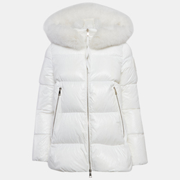 Moncler: Белая куртка 
