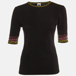 M Missoni: Чёрный топ 