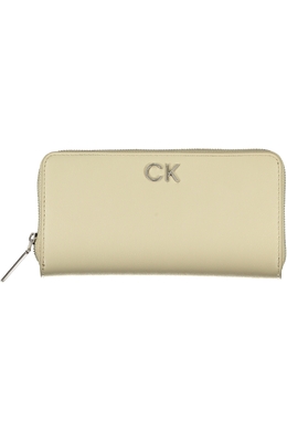 Calvin Klein: Бежевый кошелёк 