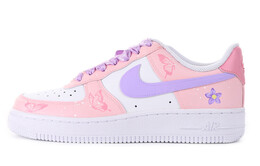 Nike: Розовые кроссовки  Air Force 1