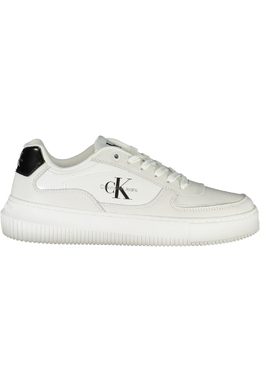 Calvin Klein: Белые кроссовки 