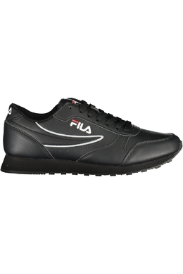Fila: Чёрные кроссовки 
