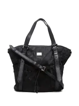 Burberry Pre-Owned: Чёрная сумка-шоппер 