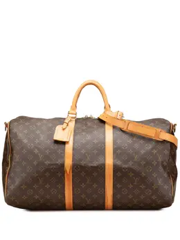 Louis Vuitton Pre-Owned: Коричневая дорожная сумка 