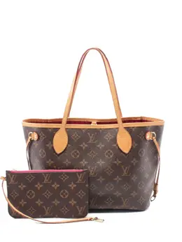 Louis Vuitton Pre-Owned: Коричневая сумка-шоппер 