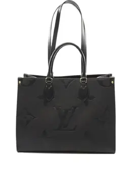 Louis Vuitton Pre-Owned: Чёрная сумка-шоппер 