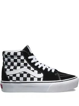 Vans: Чёрные кроссовки  Sk8-Hi