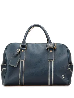 Louis Vuitton Pre-Owned: Голубая дорожная сумка 