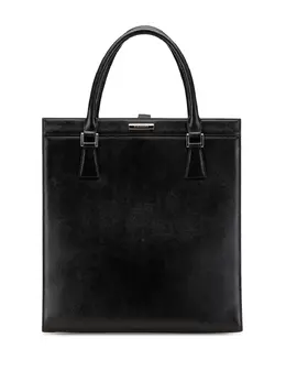 Burberry Pre-Owned: Чёрная сумка-шоппер 