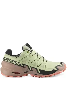 Salomon: Зелёные кроссовки 