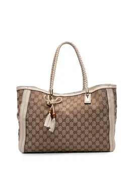 Gucci Pre-Owned: Коричневая сумка-шоппер 