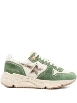 Golden Goose: Бежевые кроссовки  Running Sole