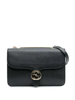 Gucci Pre-Owned: Чёрная сумка через плечо 
