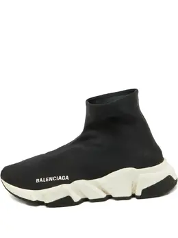 Balenciaga Pre-Owned: Чёрные кроссовки 