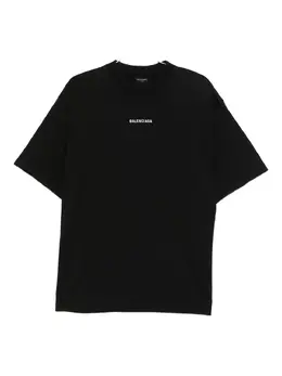 Balenciaga: Футболка с принтом 
