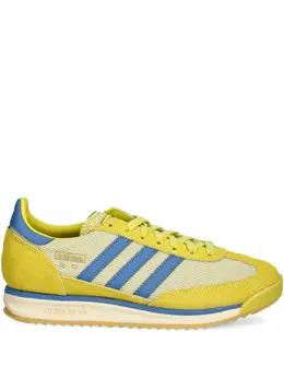 adidas: Жёлтые кроссовки  Suede