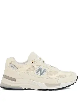 New Balance: Белые кроссовки  992