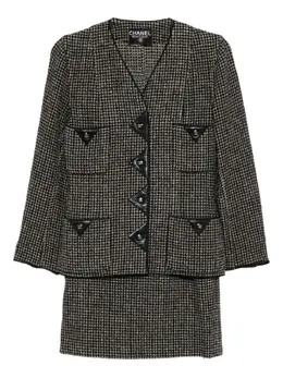 CHANEL Pre-Owned: Твидовый костюм 