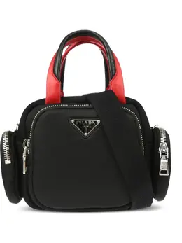 Prada Pre-Owned: Чёрная сумка-шоппер 