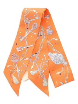 Hermès Pre-Owned: Оранжевый шарф 