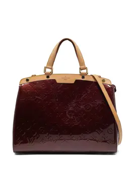 Louis Vuitton Pre-Owned: Бордовая сумка-шоппер 