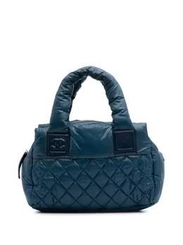 CHANEL Pre-Owned: Голубая сумка-шоппер 