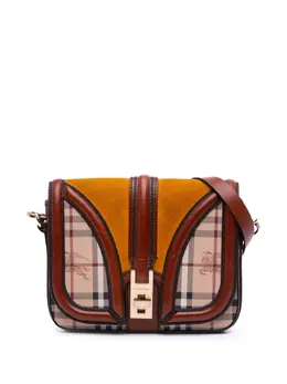 Burberry Pre-Owned: Коричневая сумка через плечо 