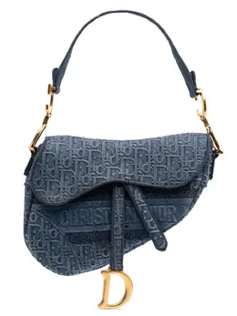 Christian Dior Pre-Owned: Голубая сумка 