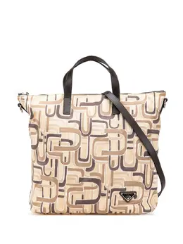 Prada Pre-Owned: Коричневая сумка 