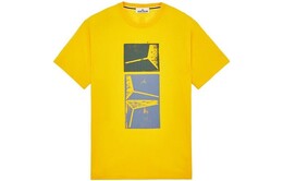 Stone Island: Жёлтая футболка 
