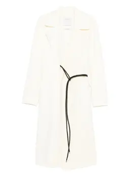 Sportmax: Белое пальто 