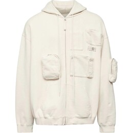 MM6 Maison Margiela: Бежевая толстовка 