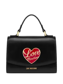 Love Moschino: Чёрная сумка-шоппер 