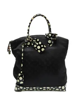 Louis Vuitton Pre-Owned: Чёрная сумка-шоппер 