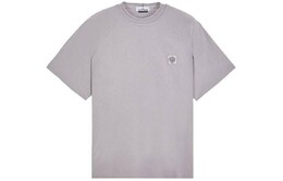 Stone Island: Фиолетовая футболка 
