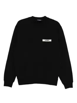 Jacquemus: Чёрный свитшот 