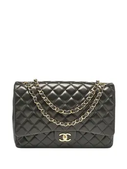 CHANEL Pre-Owned: Чёрная сумка 