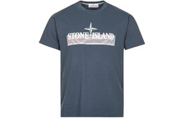 Stone Island: Тёмная футболка 