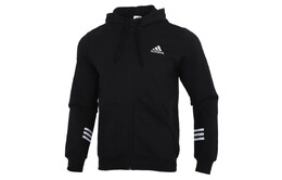 Adidas: Чёрная куртка 