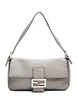 Fendi Pre-Owned: Серебристая сумка 