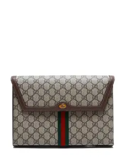 Gucci Pre-Owned: Коричневый клатч 