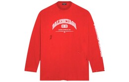 Balenciaga: Красная футболка 