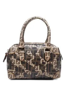 Fendi Pre-Owned: Коричневая сумка-шоппер 