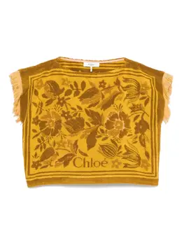 Chloé: Жаккардовый топ 