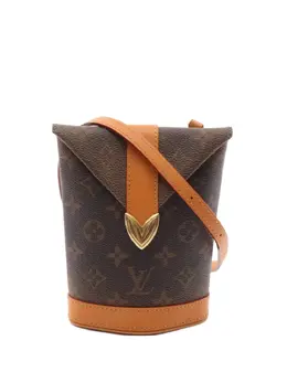 Louis Vuitton Pre-Owned: Коричневая сумка через плечо 