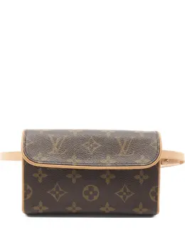 Louis Vuitton Pre-Owned: Коричневая поясная сумка 
