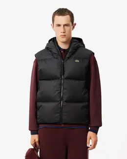 Lacoste: Чёрный жилет 