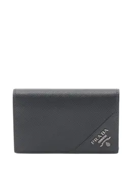 Prada Pre-Owned: Чёрный кошелёк 