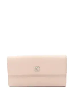 CHANEL Pre-Owned: Розовый кошелёк 