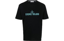 Stone Island: Чёрная футболка 